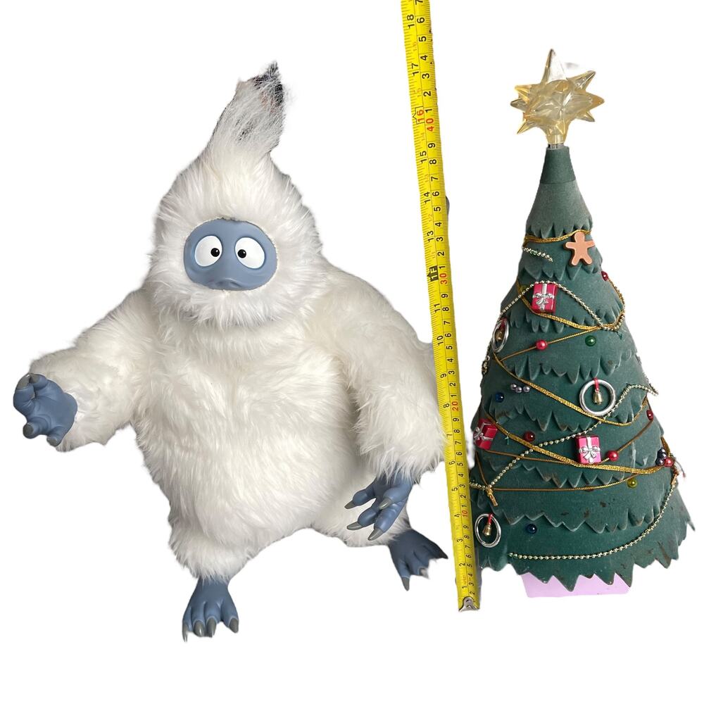 Humble Bumble Reform Lighted Musical Christmas Tree & Snowman Vtg 2000s READ